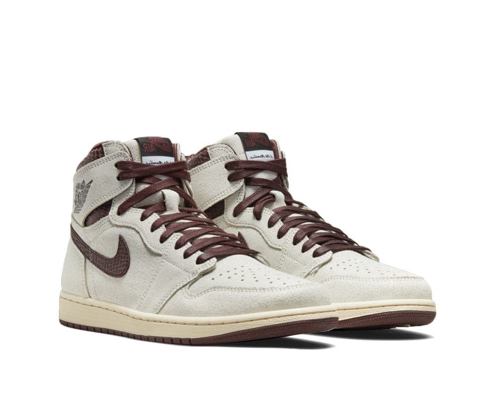 Air Jordan 1 High 'Sail/Burgundy' - Premium Sneaker Release