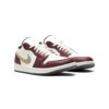 Air Jordan 1 Low White/Varsity Red Gold Swoosh