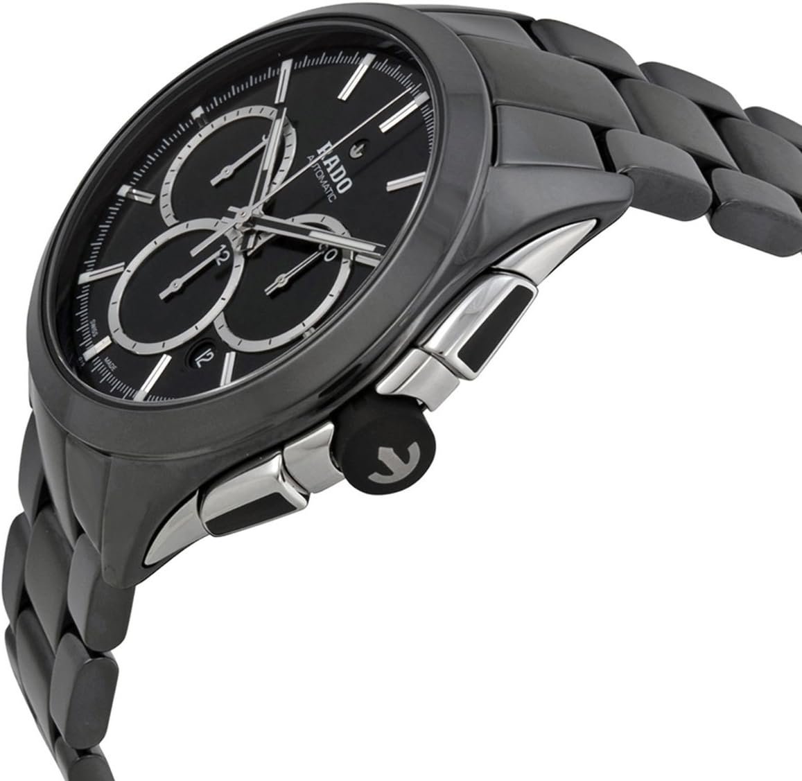 Rado Hyperchrome Stainless Steel Black Silver - Image 7