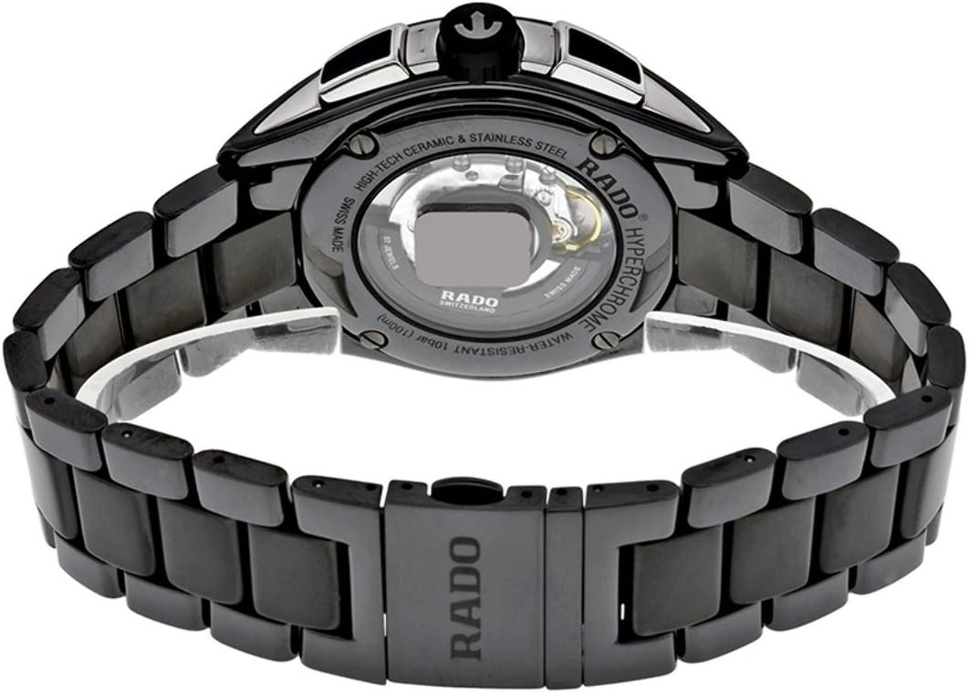 Rado Hyperchrome Stainless Steel Black Silver - Image 5