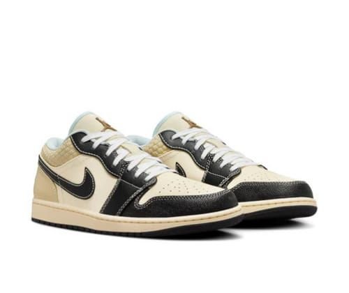 Air Jordan 1 Low SE Coconut Milk Black Muslin