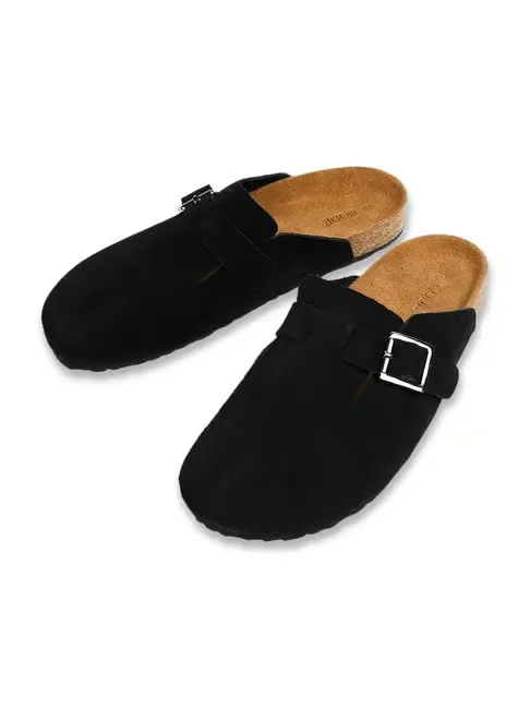 BIRKS BOSTON BLACK SUEDE