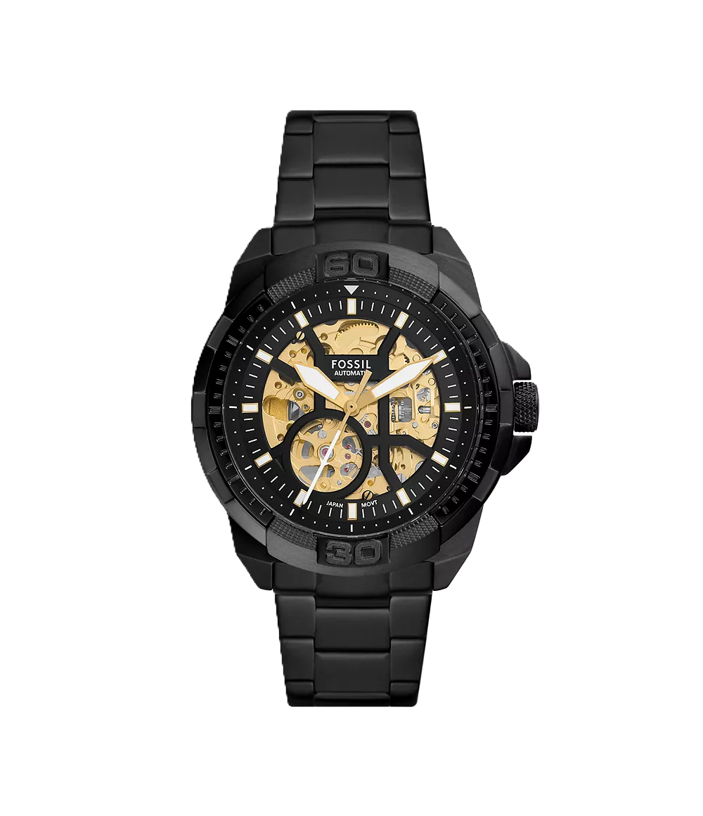 Fossil Black Metal Automatic