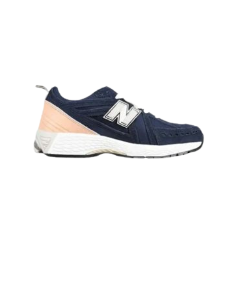 New Balance 1906 – Navy / Peach Bloom Suede & Mesh Trainer