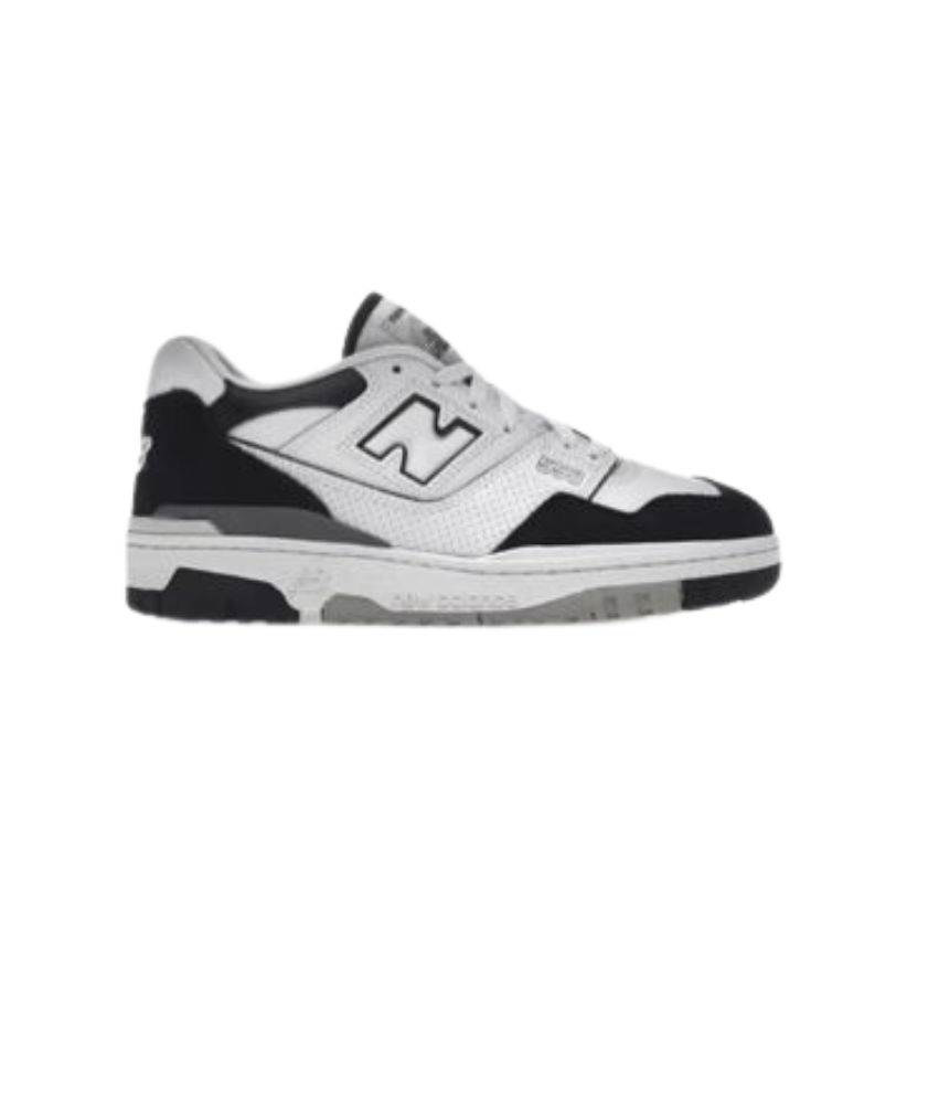 New Balance 550 “Black/White” Leather Low-Top Sneaker – Retro Basketball Style