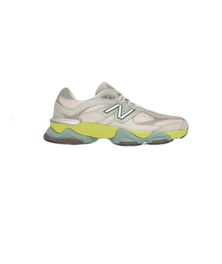 New Balance 9060 "Beige/Lime Green" Sneakers - Sleek Design & Premium Comfort