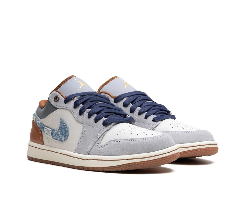 Air Jordan 1 Low SE Repaired Denim Swoosh