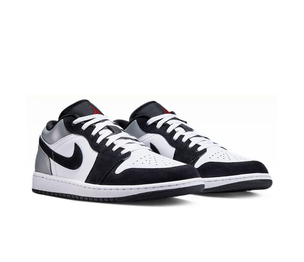 Air Jordan 1 Low SE White Fire Red Black Matte Silver