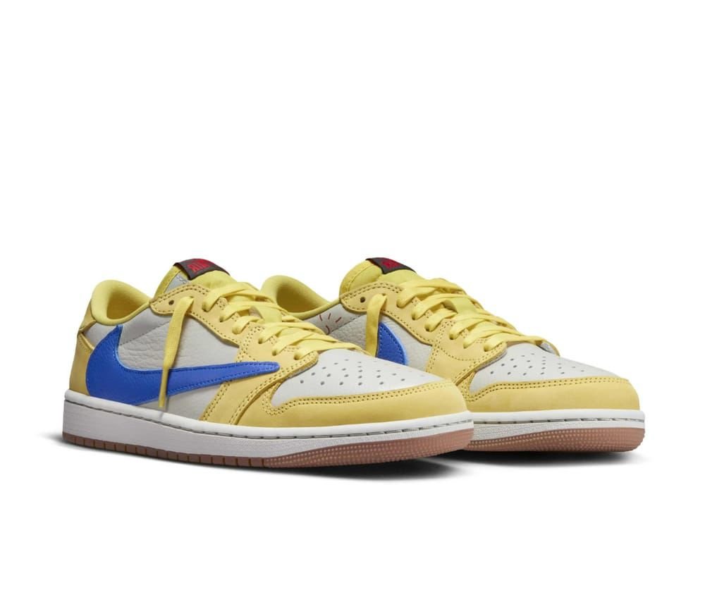 Nike Air Jordan 1 Retro Low OG SP Canary Yellow x Travis Scott Sneakers