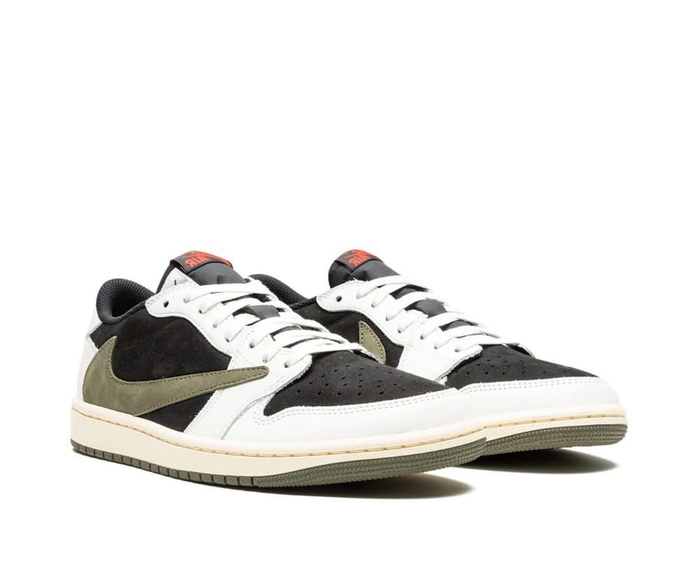 Air Jordan 1 Retro Low OG SP Travis Scott Medium Olive Sneakers