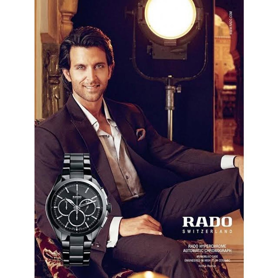 Rado Hyperchrome Stainless Steel Black Silver - Image 4