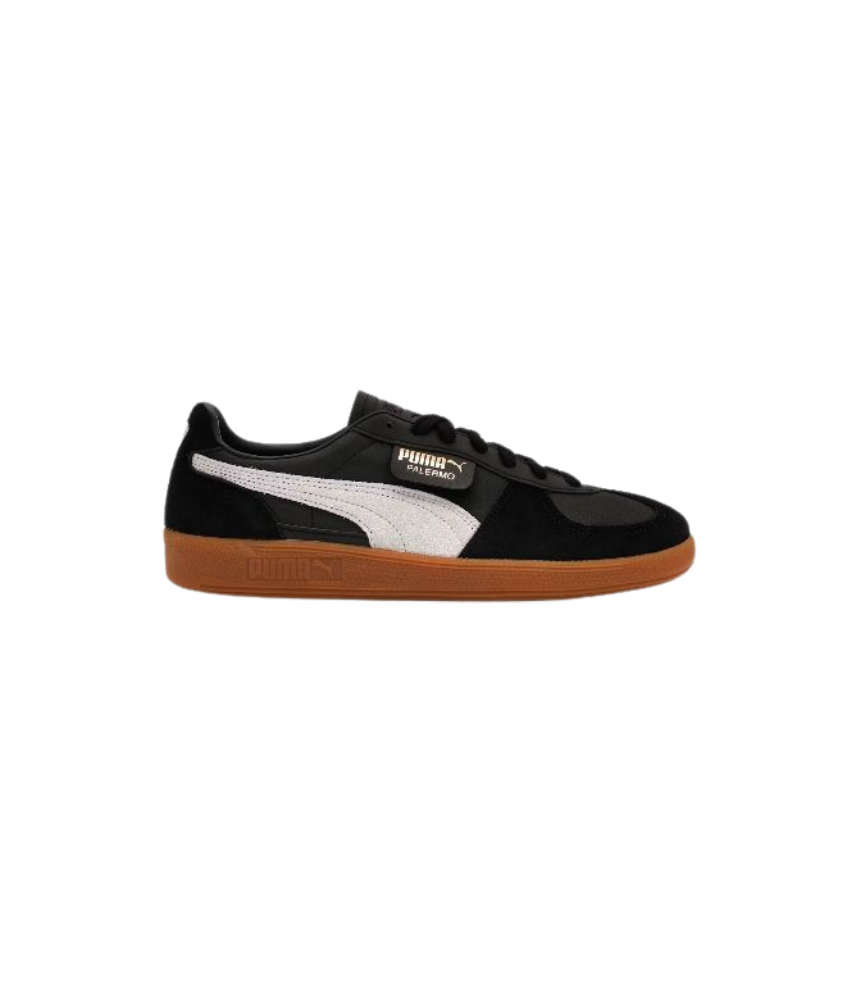 Puma Palermo Leather Black Feather Grey Gum