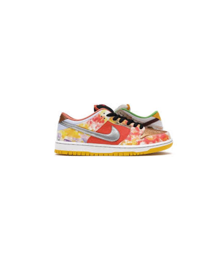 Nike Dunk Low “Tie-Dye Splash/Metallic Silver” Multi-Colour Statement Sneaker