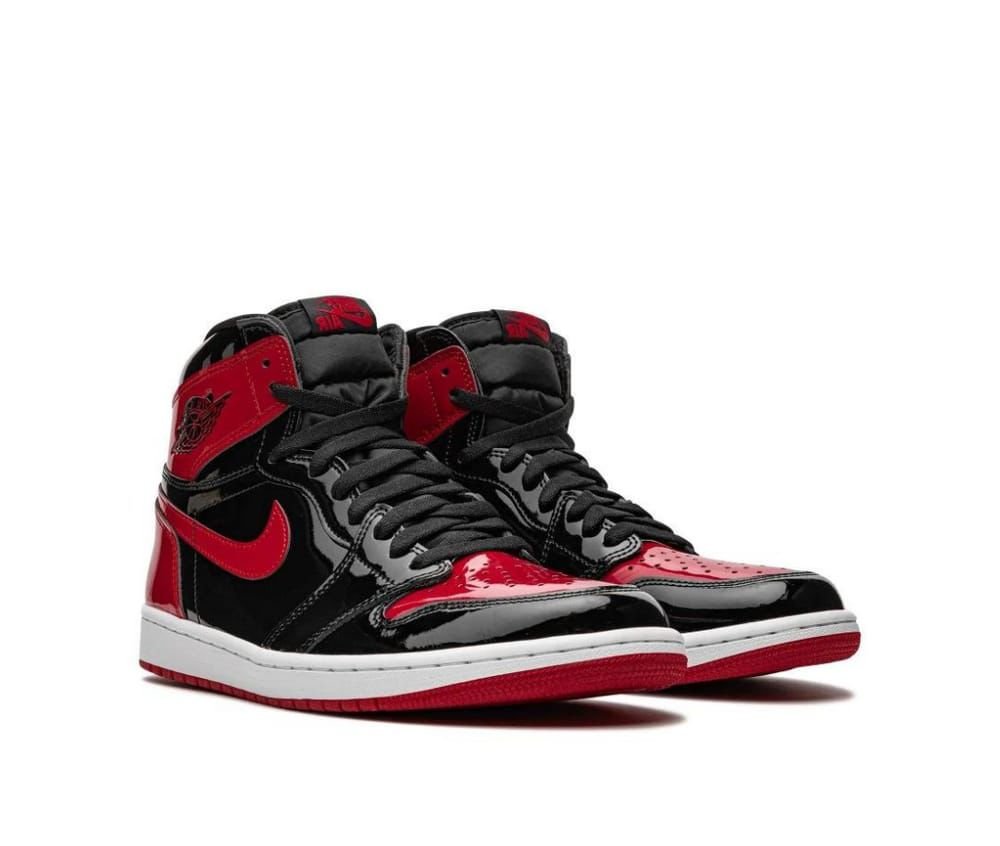 Air Jordan 1 Retro High OG “Bred Patent” – Black/Red Classic High-Top Sneaker