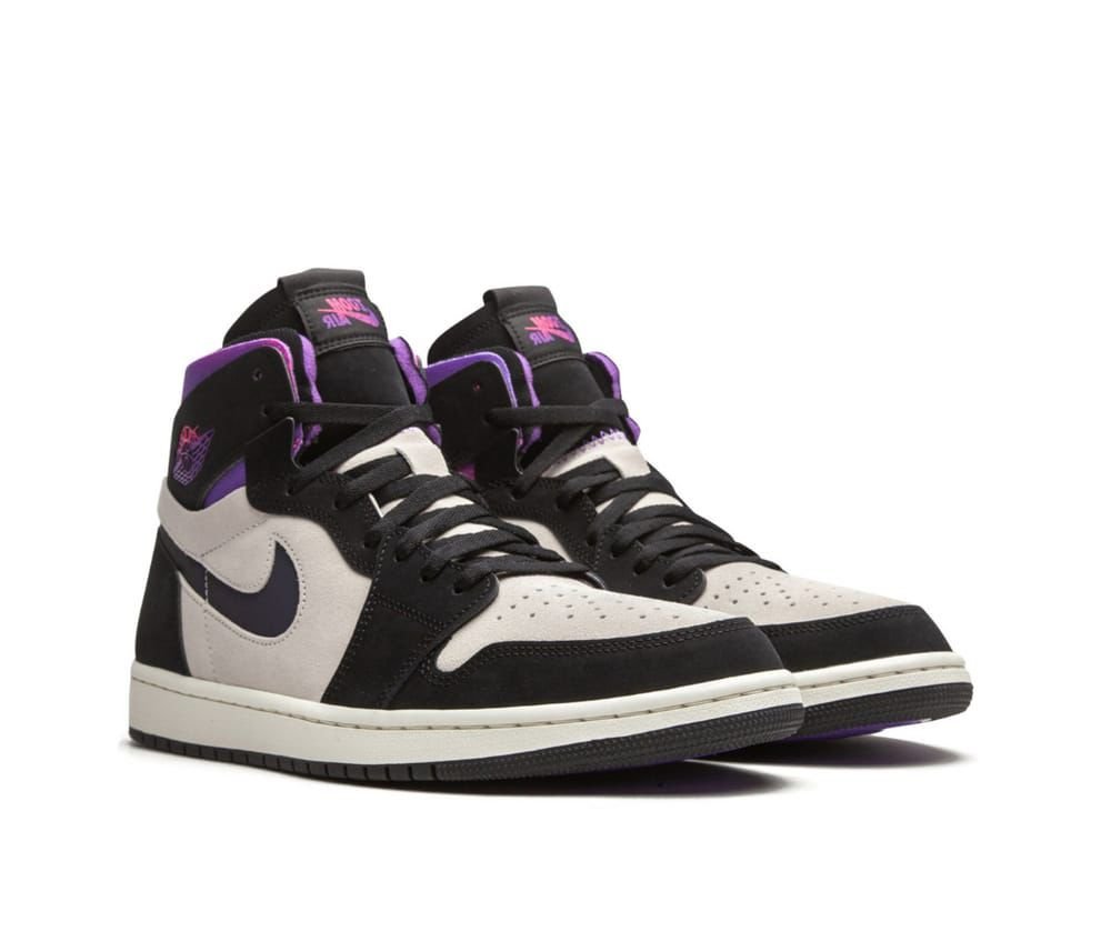 Air Jordan 1 Retro High OG "Black/White/Purple" - Premium Sneaker Release