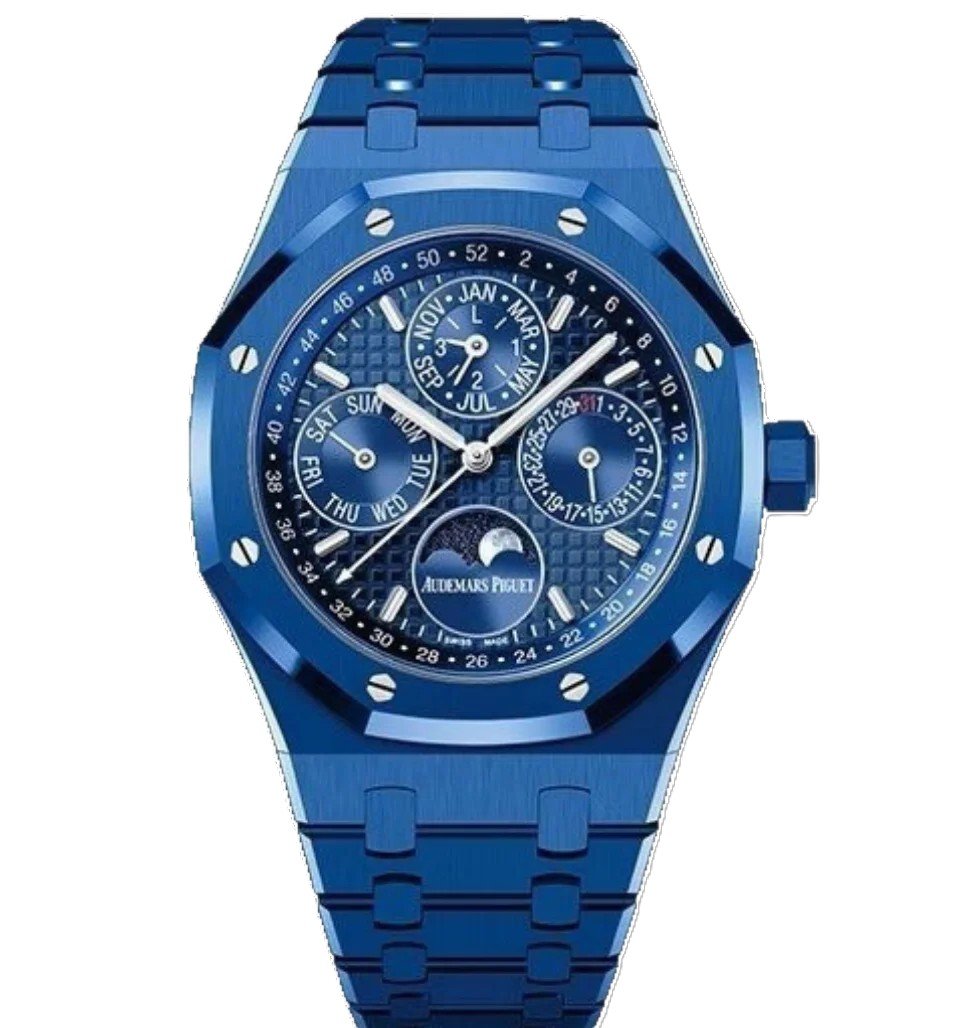 Audemars Piguet AP Royal Oak Dark blue Chronograph Srk watch