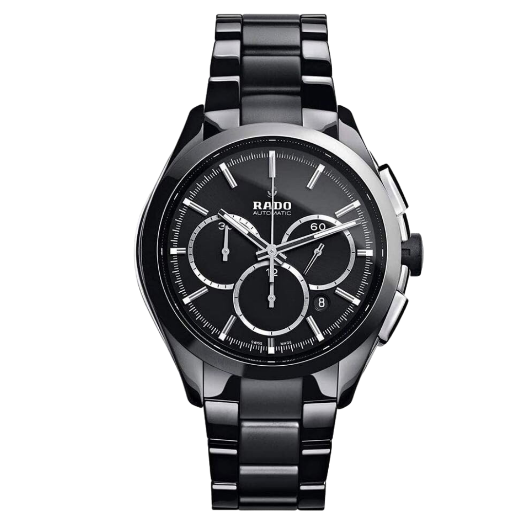 Rado Hyperchrome Stainless Steel Black Silver