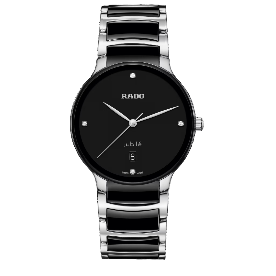 Rado Jubile Stainless Steel Black Silver