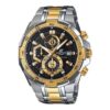 Edifice Silver Gold Black Metal Watch