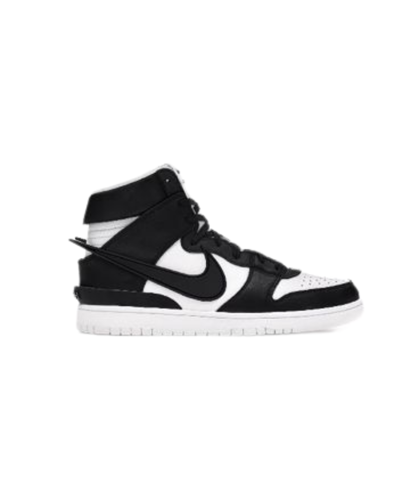 Nike High Top “Black/White” – Sleek Leather High-Cut Swoosh Sneaker