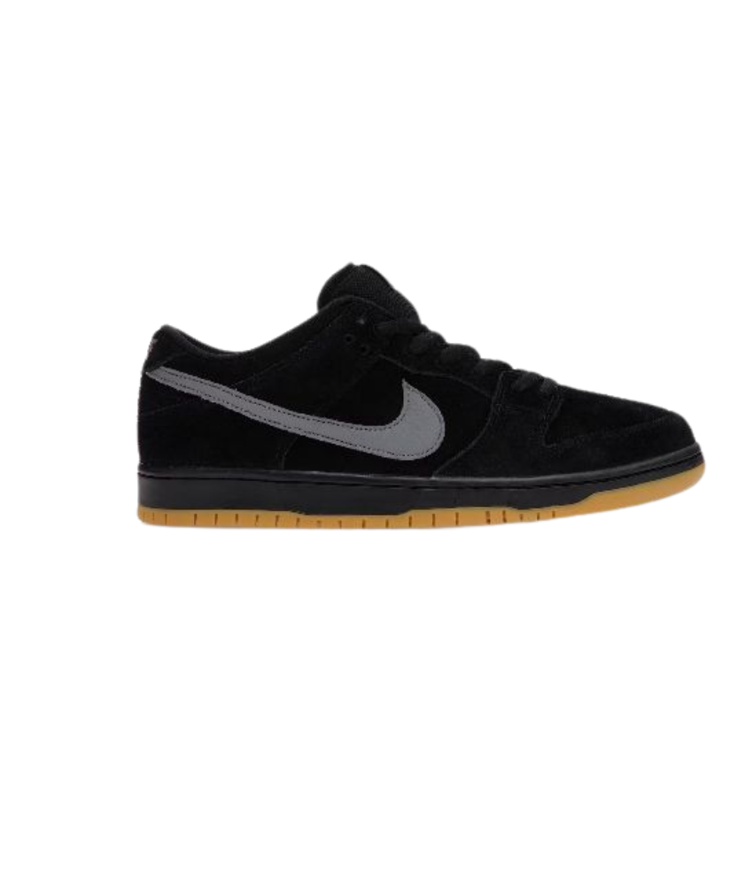Nike Dunk Low “Black Gum” – Premium Black Suede / Gum Outsole