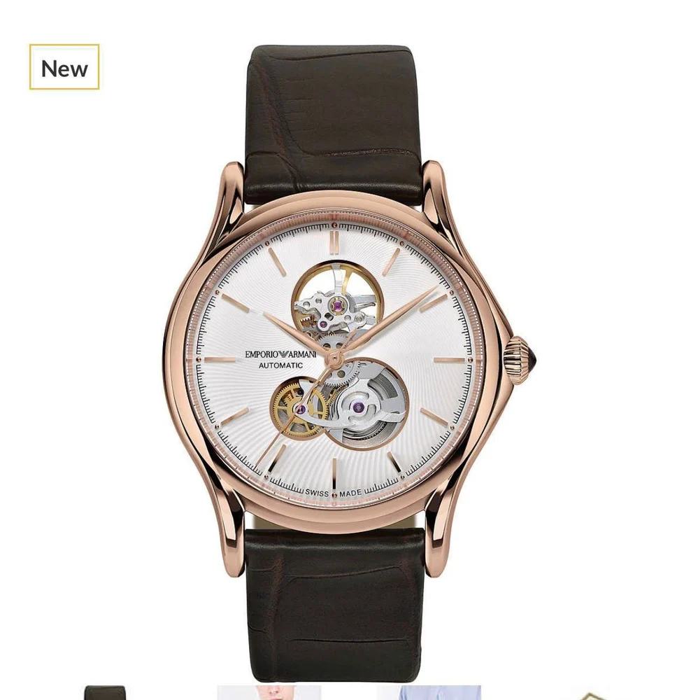 Emporio Arman_i Station Brown copper white Automatic