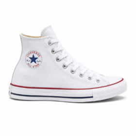 Classic White High-Top Canvas Sneakers