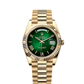 ROLEX DAY DATE GOLD DARK GREEN DAIL