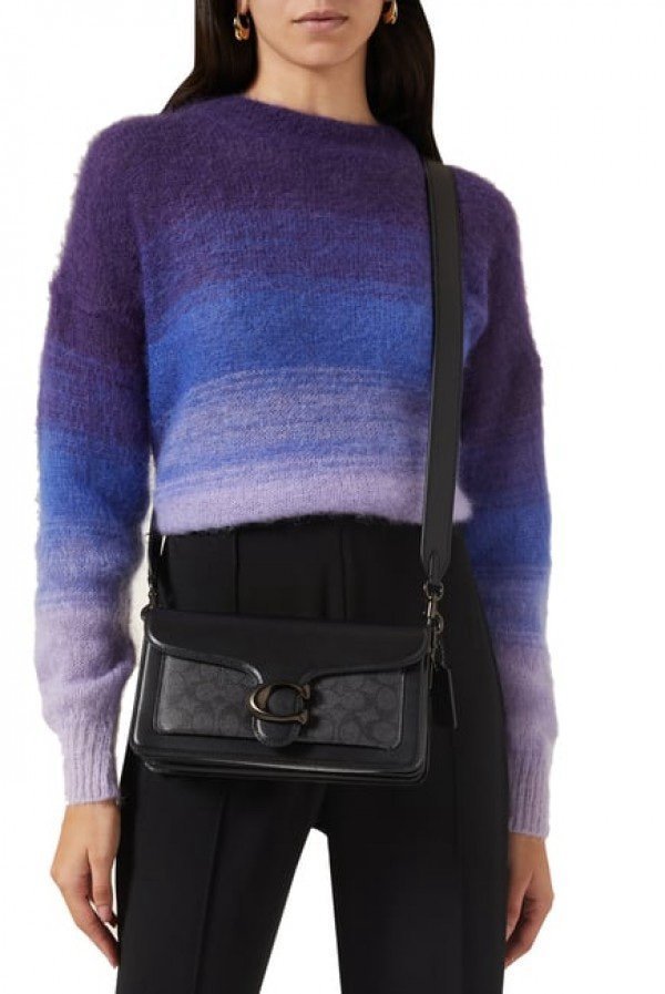 Coach Tabby 26 Shoulder Bag With OG Box & Dust Bag (Black Grey-837)
( BSB) - Image 3