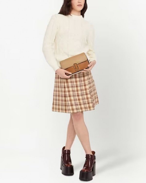 Marc Jacobs The J Marc Shoulder Bag With OG Box & Dust Bag (Brown - 553)(BSB) - Image 3