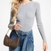 Michael Kors MK Jet Set Charm Shoulder Bag With OG Box & Dust Bag (Brown - 413)(BSB)