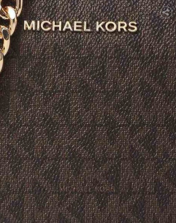 Michael Kors MK MD Chain Pouchette Bag With Dust Bag (Brown - 248)(BSB) - Image 5