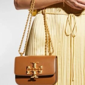 Tory Burch Eleanor Premium Quality Shoulder Bag With OG Box & Dust Bag (Brown - 737)(BSB)