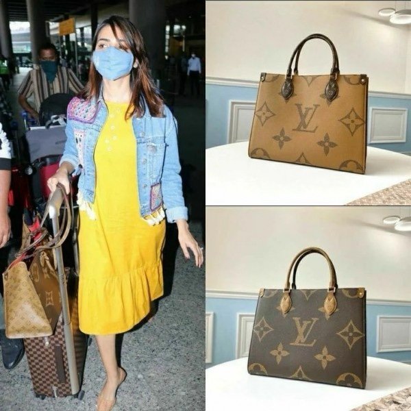 Louis Vuitton LV On The Go Monogram and Monogram Reverse Premium Leather Tote Bag With Dust Bag (Brown - 189)(BSB) - Image 8
