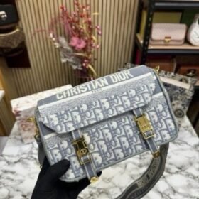 Christian Dior Camp Bag With Box And Dust Bag 78815 Grey(LB)