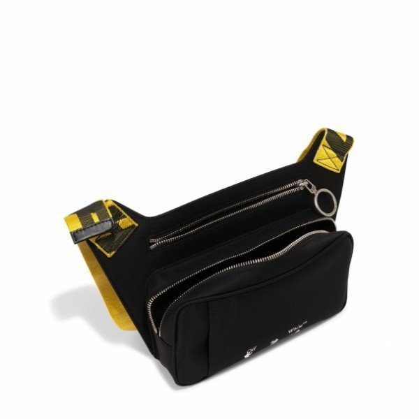 Off-White Unisex New Cowhide Chest Bag Waist Bag Shoulder Bag With Dust Bag - 253 Palm(LB) - Image 3