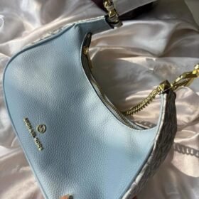 michael kors piper baguette with chain accent with box 383(BR)