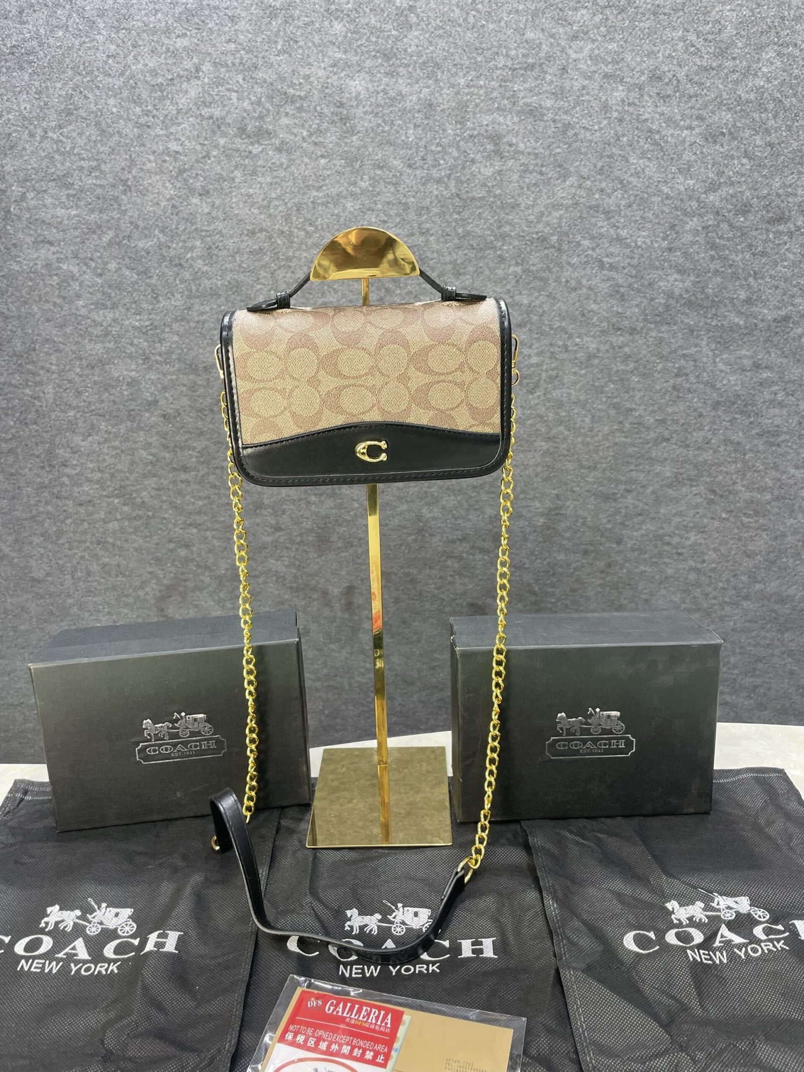 Coach Bea Crossbody medium bag with OG box 331(BR) - Image 4