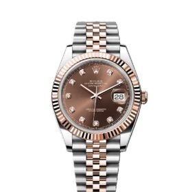 Rolex Datejust Rosegold Gold Diamond Metal Watch