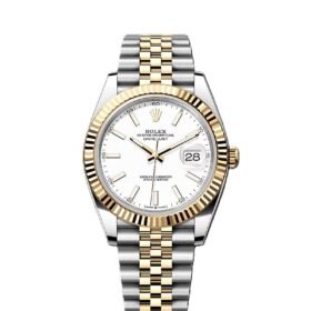 Rolex Datejust Dualtone White Dial Metal Watch