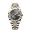 Rolex Datejust Dualtone Grey Dial Metal Watch