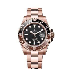 GMT-Master II Everose gold and Black dial.